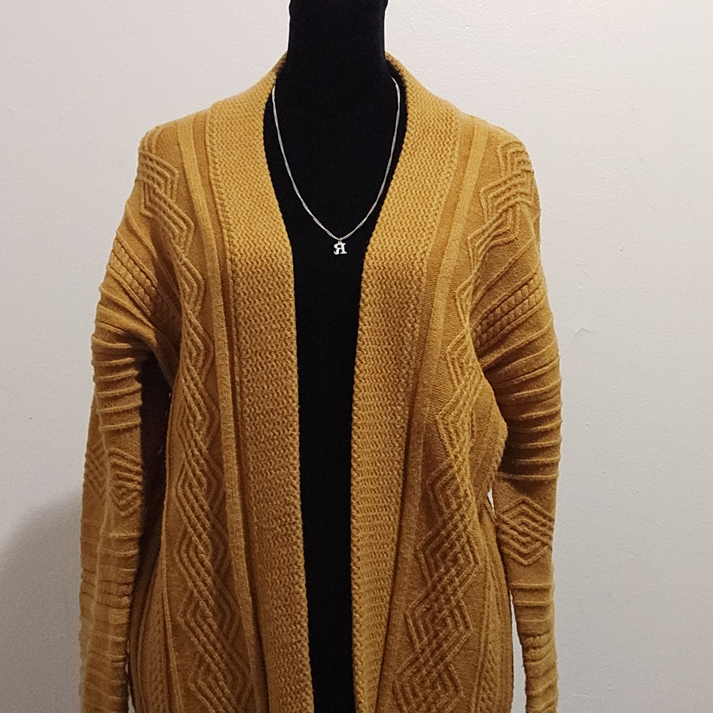 Vici‎ Mustard Cardigan Sweater